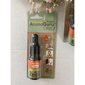 AromaGuru Relax Aromatherapy 100% Pure & Natural Essential Oil Dropper 0.27oz